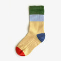 Cotton Knit Socks - Colour Block