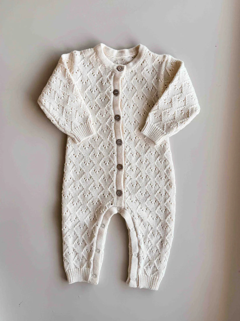 Mila Pointelle Full Romper